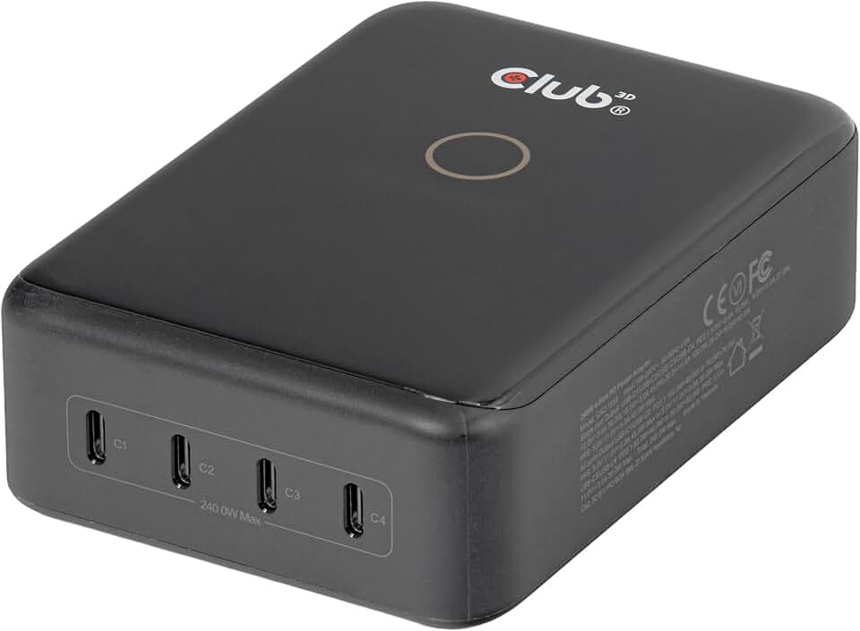 Club 3D CAC-1933 Ladegerät 4-Port-USB-C® 240W