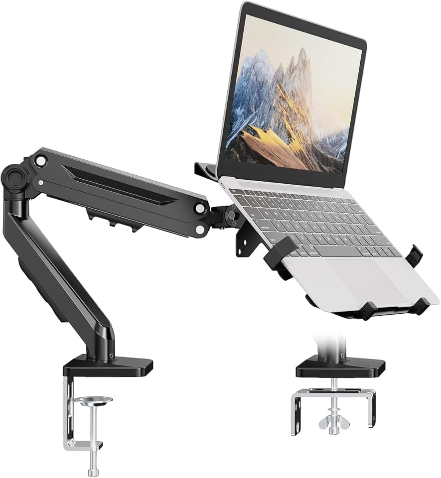 PUTORSEN Laptop Arm Desk Mount Fits Max 18" Notebook and 40" Screen