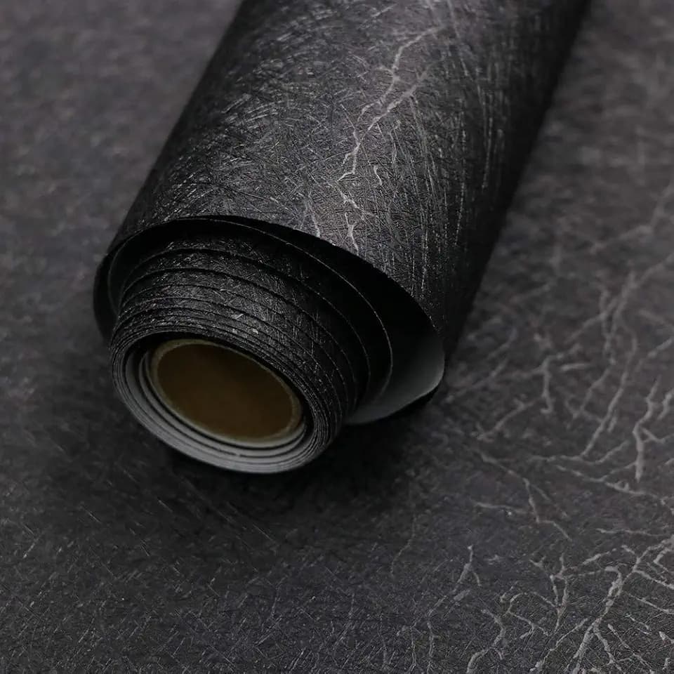 Black Silk Wallpaper Peel and Stick Self Adhesive Removable Contact Paper