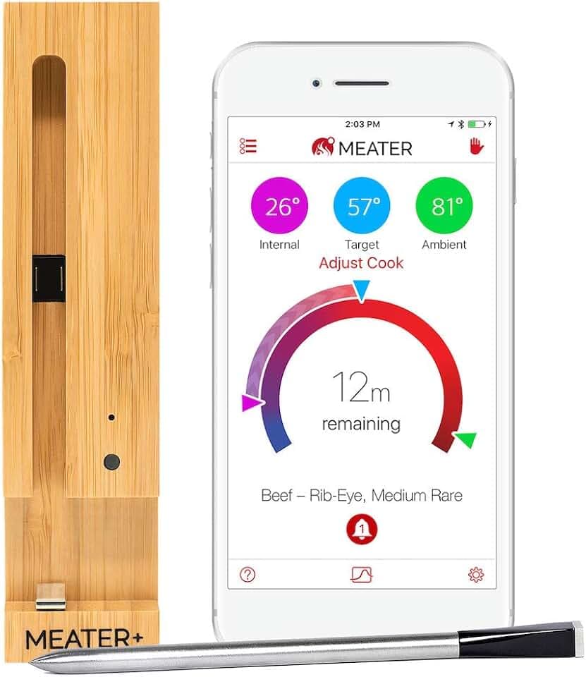 MEATER+ Bluetooth Fleischthermometer, kabellos