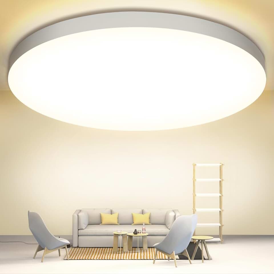 Deckenlampe LED Deckenleuchte Ø28cm 24W, 4000K, 2000LM, Lampe Decke IP44