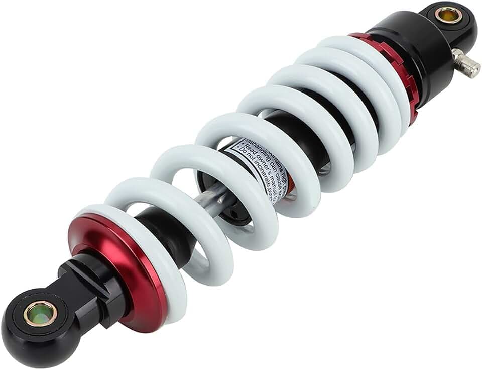 Rear Shock Damper, Universal Rear Shock Absorber Suspension 290mm Length 1200lbs Rating Spring Damper Damping for Pit Quad Mini Dirt Bike ATV Mountain Bike