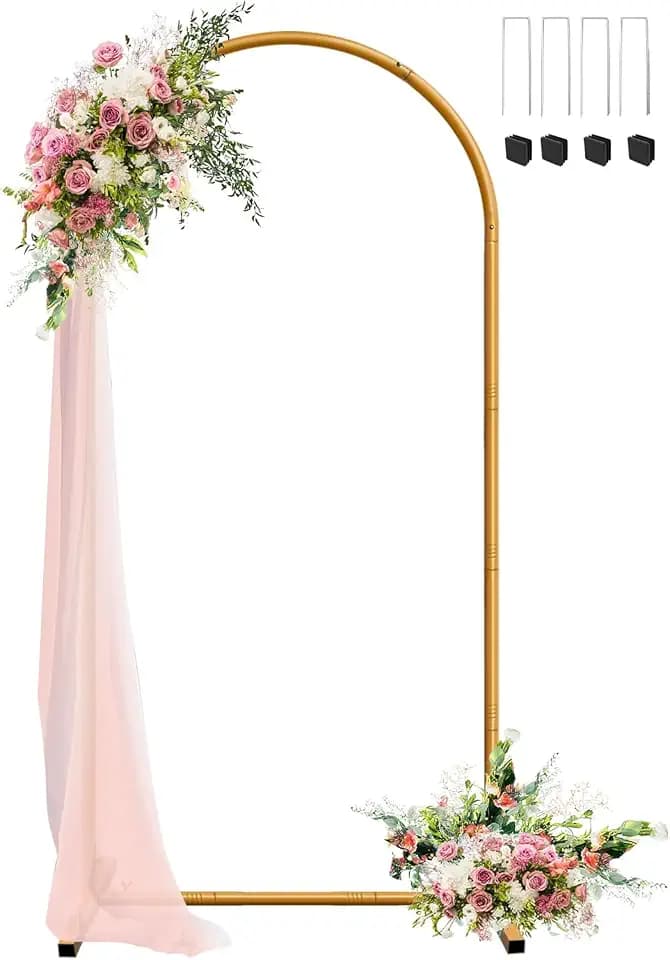 2m Hochzeitsbogen Hintergrund Ständer Hochzeit Metallbogen Gestell