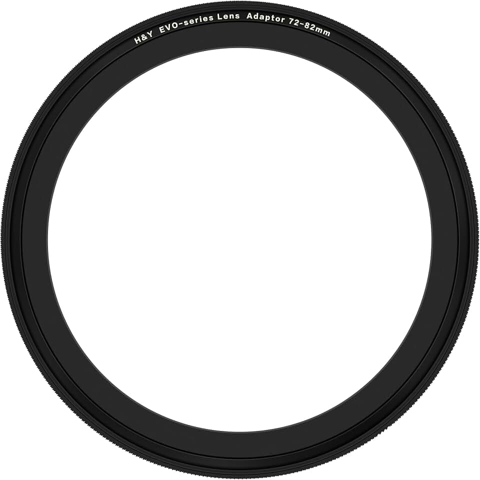 H&Y Magnetic Step Up Ring 72 to 82mm, Ultra-Slim Adapter | 72 to 82mm Adapter Ring, Ultra-Slim Aluminum, Fast Switch, EVO Series