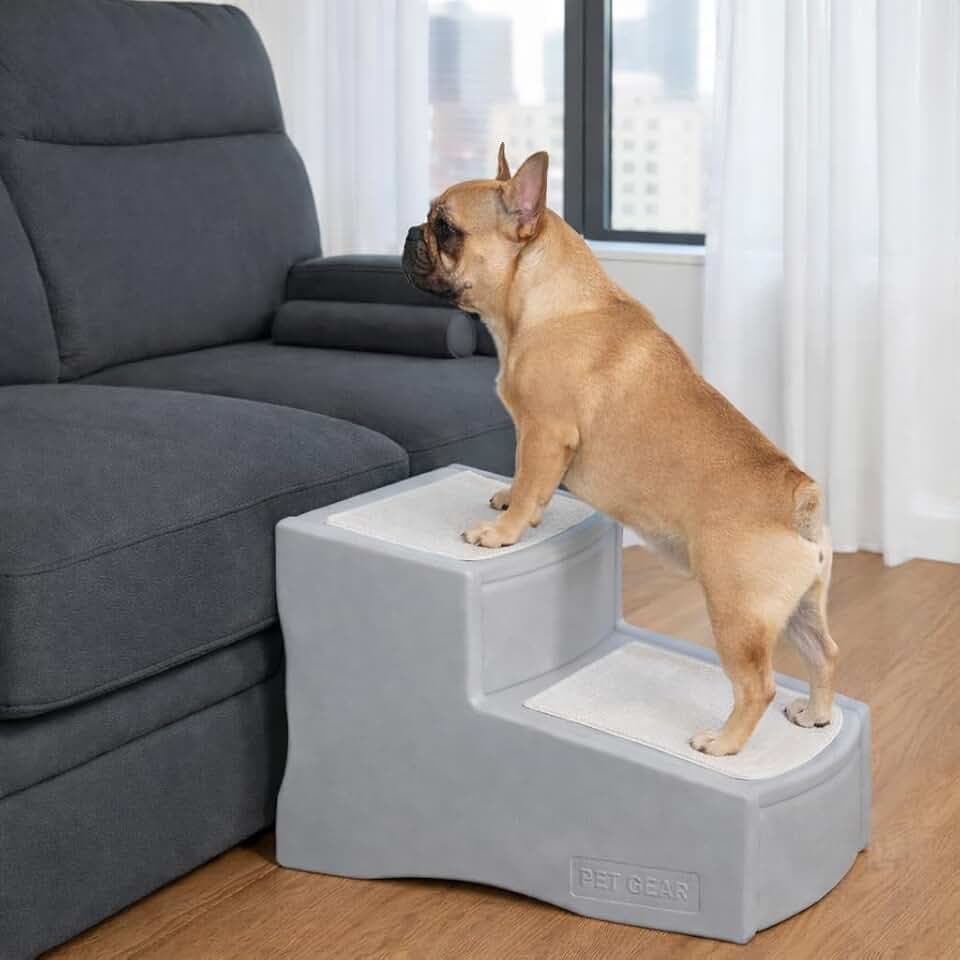 Pet Gear Easy Step II Pet Stairs, Sea Salt, 2 Step