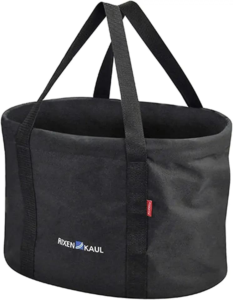 KlickFix Fahrradkorb Shopper, Schwarz, 29 x 38 x 25cm, 0300S