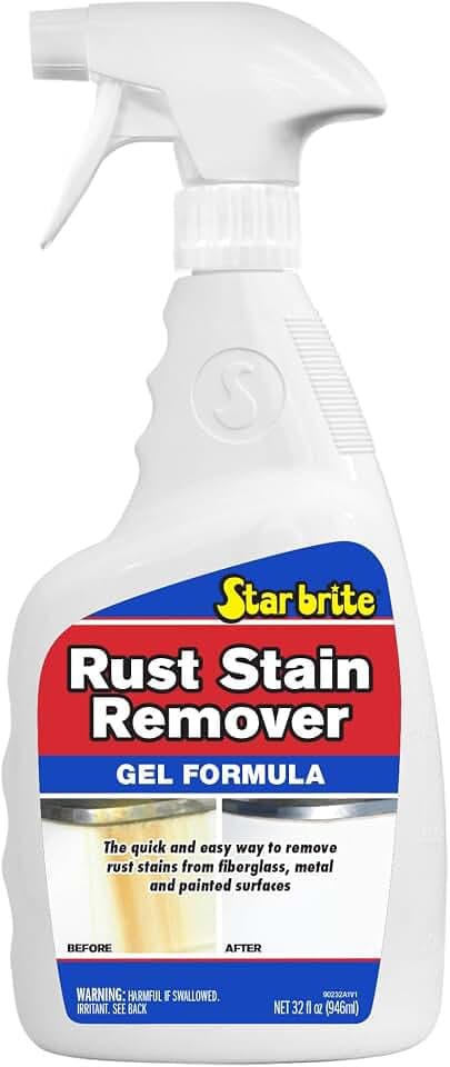 STAR BRITE Rust Stain Remover Gel, Clinging Rust Cleaner