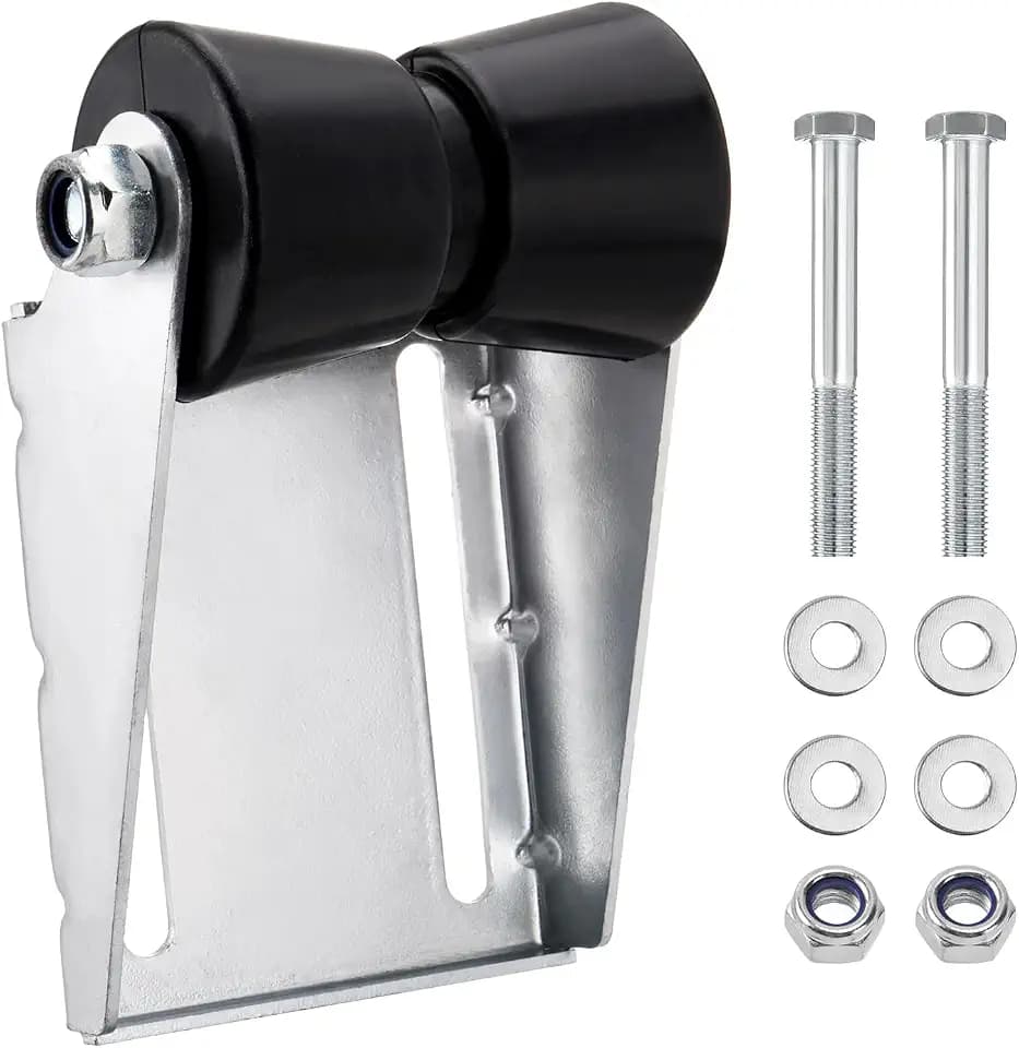5" Boat Trailer Rollers with Brackets Keel Roller Assembly Kit