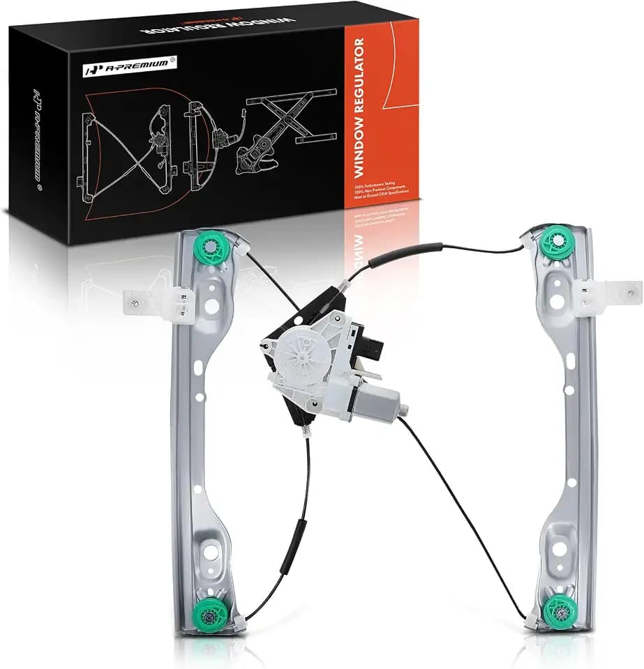 A-Premium Front Driver Side Power Window Regulator with Motor (6-Pin)