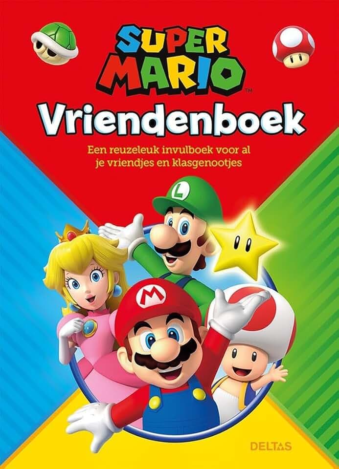 Super Mario vriendenboek: een reuzeleuk invulboek voor al je vriendjes en klasgenootjess