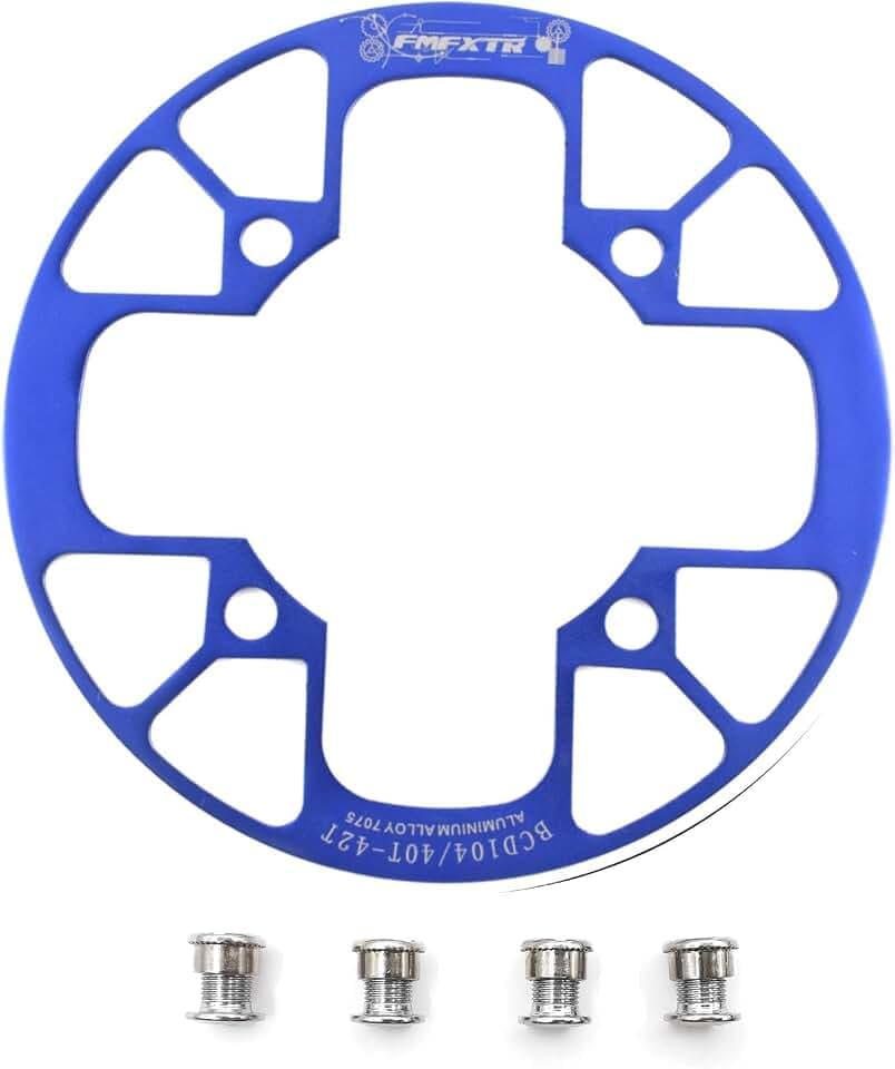 UPANBIKE Fahrrad Kettenblatt Schutz für Mountainbikes 104 BCD Aluminiumlegierung Kettenblattschutz für 32~34T 36~38T 40~42T