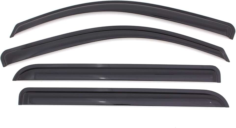 Auto Ventshade [AVS] Outside Mount Rain Guards for 2013 - 2017 Honda Accord Sedan | Window Vent Visors, 4 pcs. - Smoke | 94535