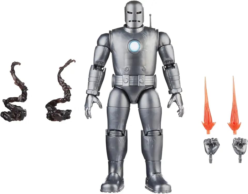 Hasbro Marvel Legends Series Iron Man (Model 01) Avengers 60th Anniversary, 15 cm große Action-Figur zum Sammeln