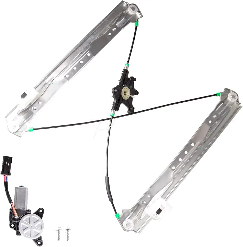 Front Left Driver Side Power Window Regulator with Motor Assembly Compatible for Dodge Grand Caravan 2008-2020 Chrysler Town & Country 2008-2016 Ram 2012-2015, Replacement 748-508