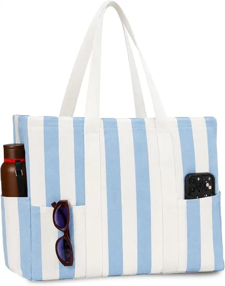 Folkulture Beach Tote Bags For Women, Beach Must Haves 2026-18x15 Inch