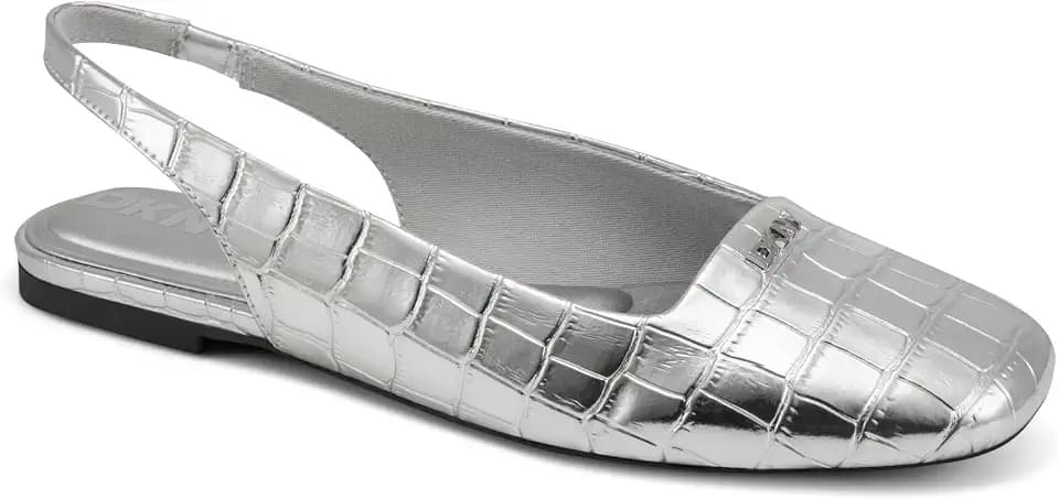 DKNY Womens Darrow Slingback Ballet Flat