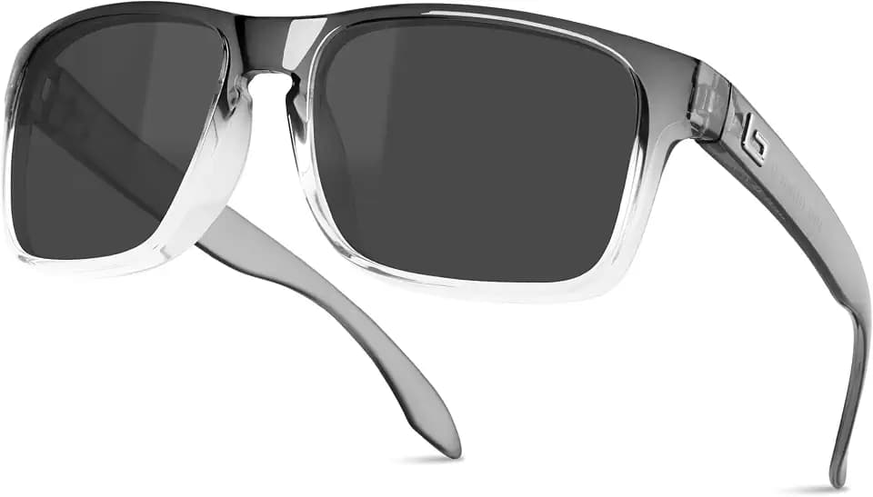 BNUS Corning Glass Lens Sunglasses for Men Women, Polarized Option UV400