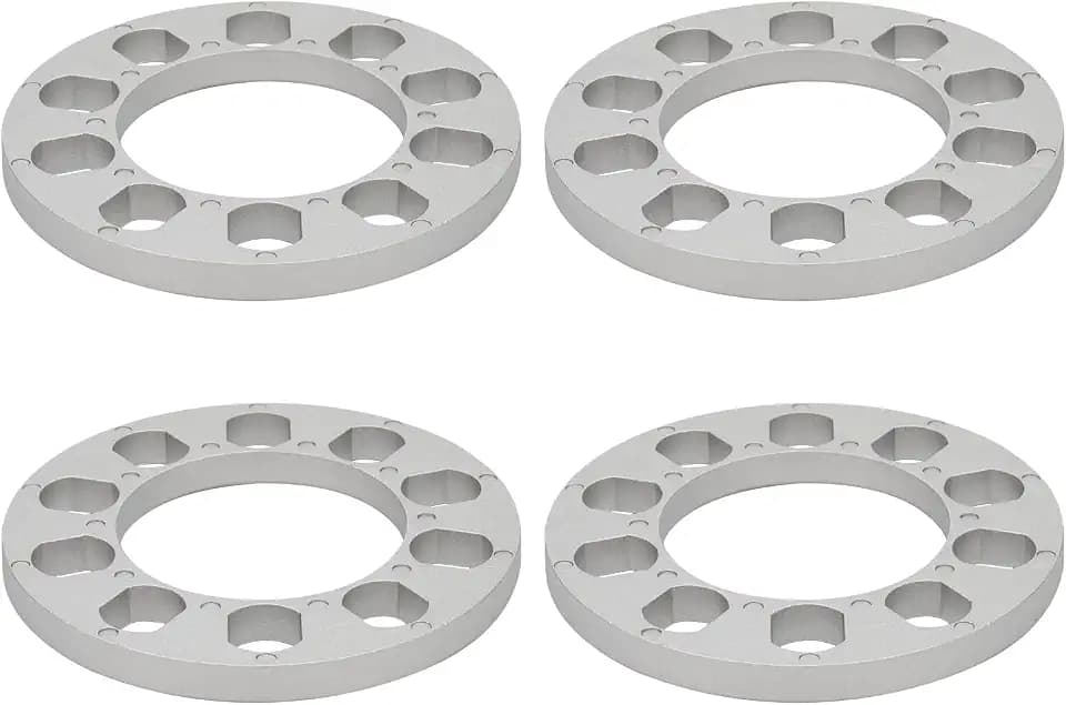 IRONTEK 12mm Wheel Spacers Fit 5x108, 5x110, 5x112, 5x114.3(5x4.5), 5x115, 5x120.65(5x4.75), 5x120, 5x127(5x5), 5x130 (ID: 90mm OD:164mm) fit for Ford Focus, for Toyota Sienna, for Chevy Malibu