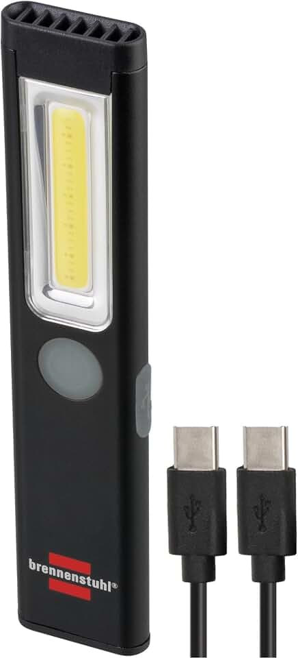 Brennenstuhl LED Akku Handleuchte PL 200 AC/LED Taschenlampe mit 200lm