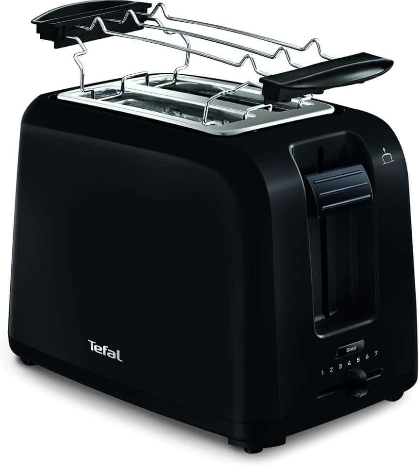 Tefal Vita Zwei-Schlitz-Toaster, 7 Bräunungsstufen, Stopp-Taste