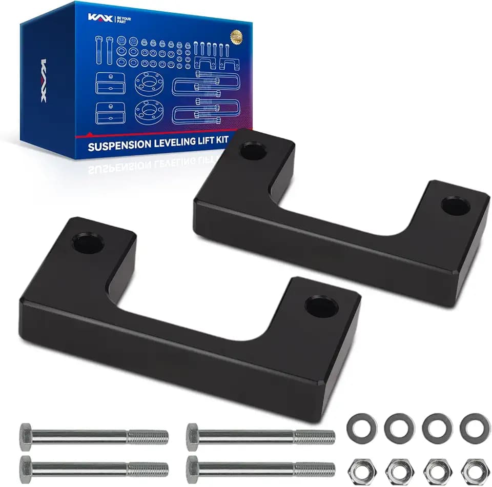 KAX 1.5“ Front Leveling Lift Kit Fit for 2007-2023 Sierra Yukon XL1500 Avalanche Silverado Suburban 1500 Tahoe, Suspensions Front Strut Spacers Raise the Front 1.5 inch