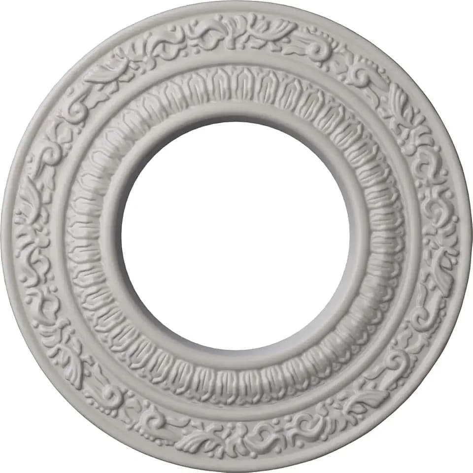 Ekena Millwork Andrea Ceiling Medallion, Ultra Pure White