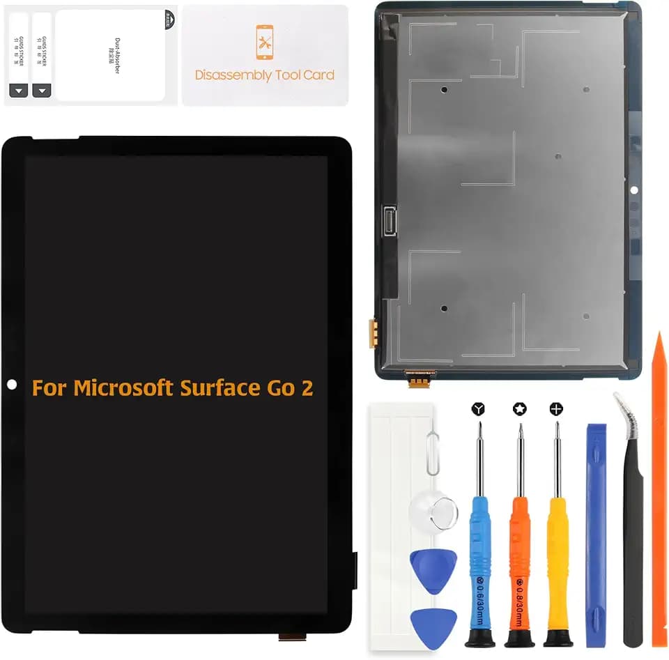 for Microsoft Surface Go 2 / Go 3 / Go 4 Screen Replacement 10.5" Black LCD Touch Display Assembly 1920x1280 Models 1901 1902 1926 1927 2067