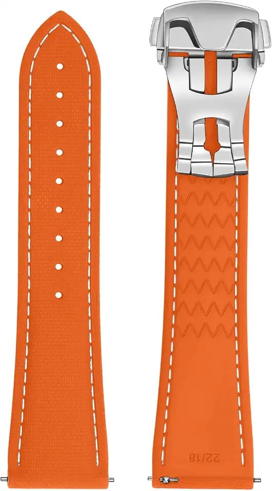 Watch Strap Watch Band 20mm 22mm Man Waterproof Quick Release Bands Sport Replacement Strap Soft FKM Rubber Watchband