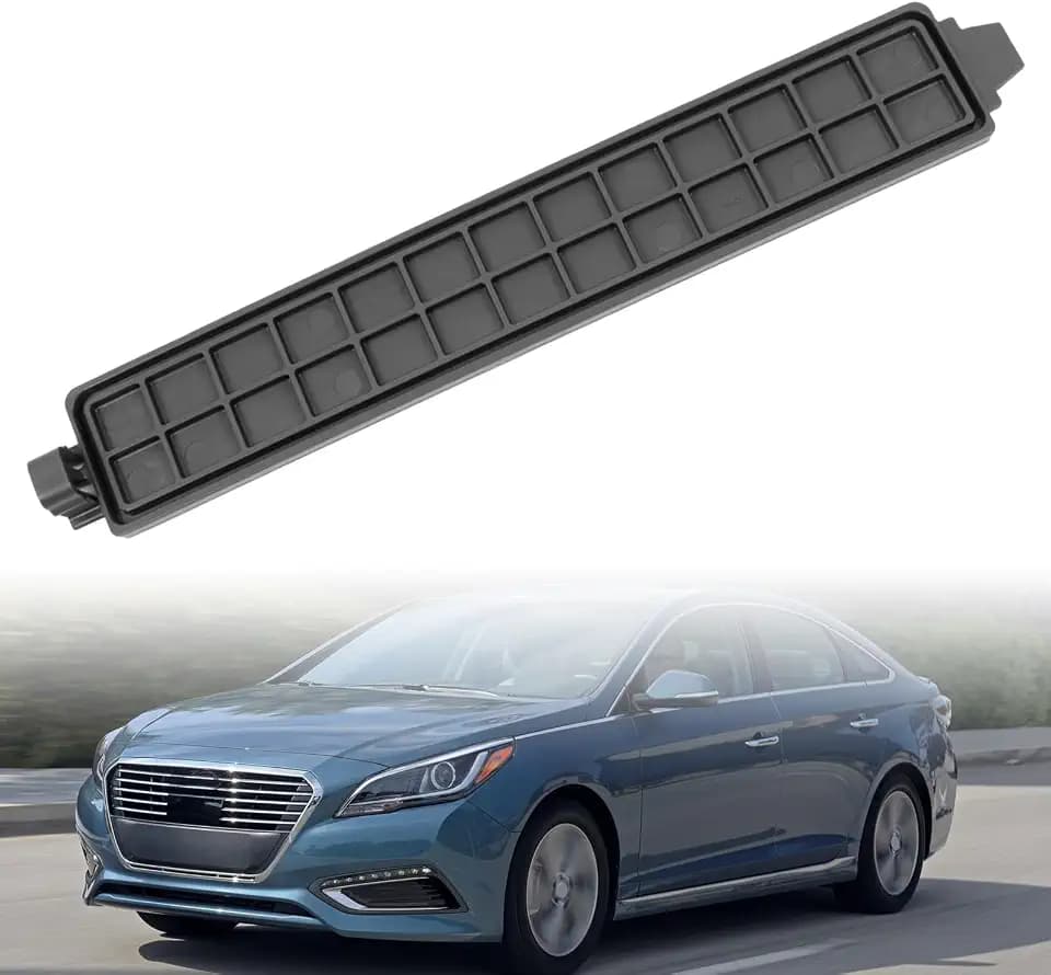 Air Filter Cover, Air Conditioner Filter Cover, Replace 97129C1000, F805YJFCA, Compatible with Hyundai Sonata 2.0L 2016-2019, Kia Cadenza 3.3L DOHC 2017-2020, 1 pc