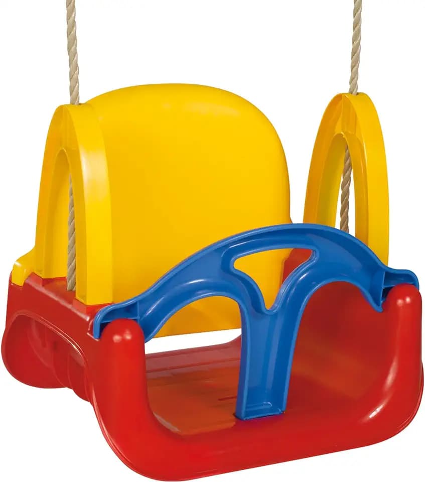 Simba 107174109-3 in 1 Schaukel, Seil vormontiert, Schaukelhöhe ca. 120cm, Sitzbreite 28cm