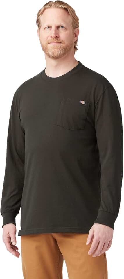 Dickies Mens Long Sleeve Heavyweight Crew Neck