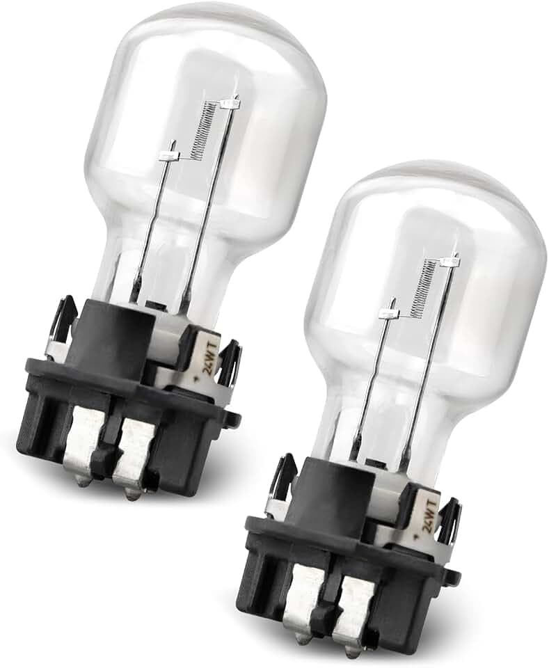 PW24W 12182 Halogen HiPerVision Stop/Brake DRL Daytime Light Bulb Fit for Mini F54 F55 F56 F57 Cooper Clubman 2014-2019 Replace 63117359245, Halogen, Turn Signal Light Bulb, 2 Pack