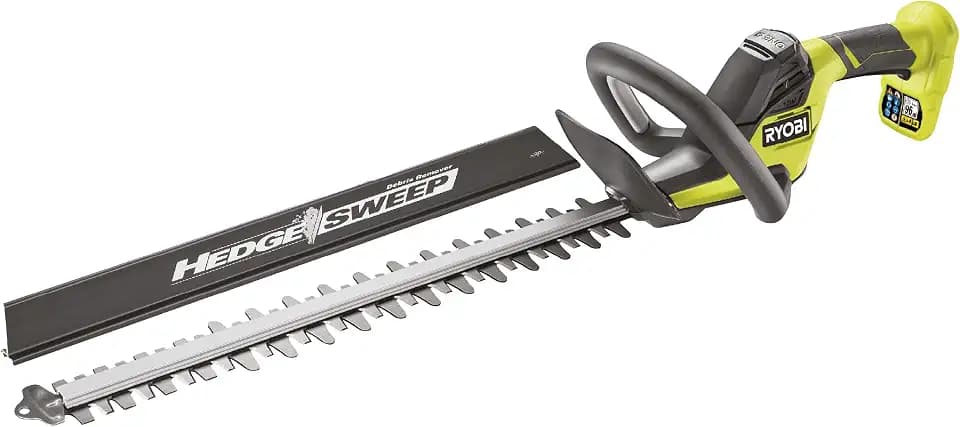 RYOBI 18 V ONE+ Akku-Heckenschere RY18HT50A-0 (Schnittgeschwindigkeit 1350 U/min, Messerlänge 50 cm, 24 mm Messerabstand, ohne Akku & Ladegerät im Karton)