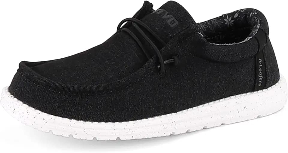 ASITVO Men's Wide Loafers Slip-ons Boat Casual Dress Walking Shoes Big Size