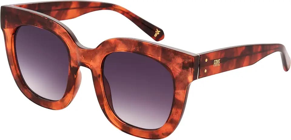 Frye Women's Delaney Square Sunglasses, Tort, 51 mm