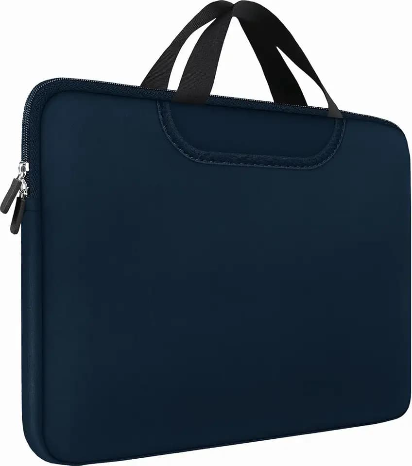 Laptop Sleeve 15.6 Inch, Traveling Briefcase Handle Bag with Extra Pockets