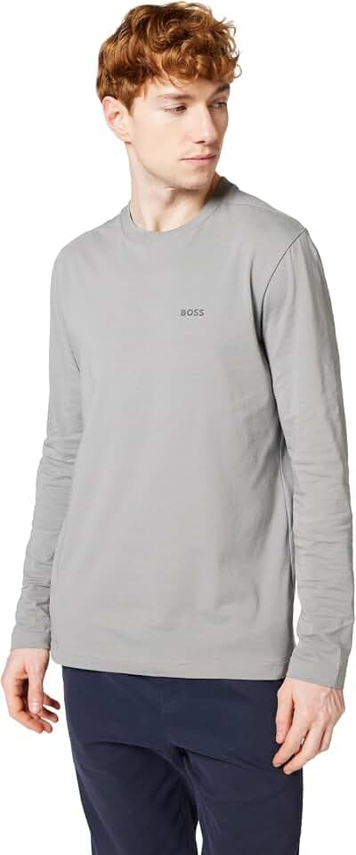 BOSS Herren Tee Long 10256064 01 T_Shirt (1er Pack)