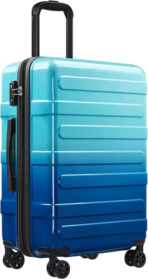 Carry on Luggage, Expandable 20 Inch Hard Shell Suitcase with Spinner Wheels TSA Lock, Lightweight Travel Carry on Suitcases