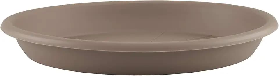 ROUND SAUCER 35CM TAUPE