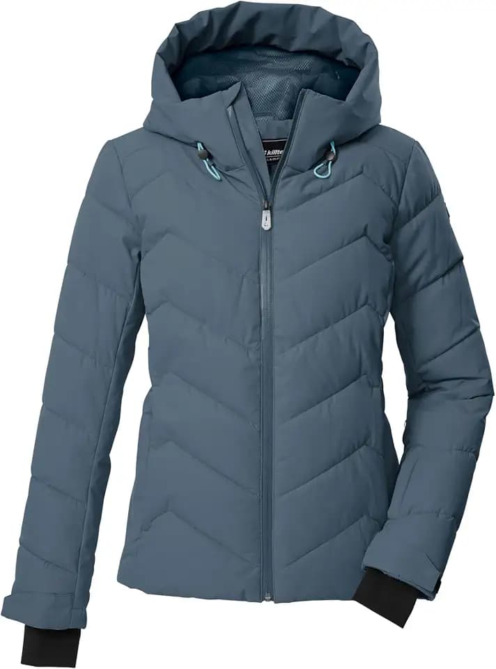 killtec Damen Ksw 31 Wmn Ski Qltd Jckt Skijacke/Steppjacke/Funktionsjacke in Daunenoptik mit Kapuze und Schneefang (1er Pack)