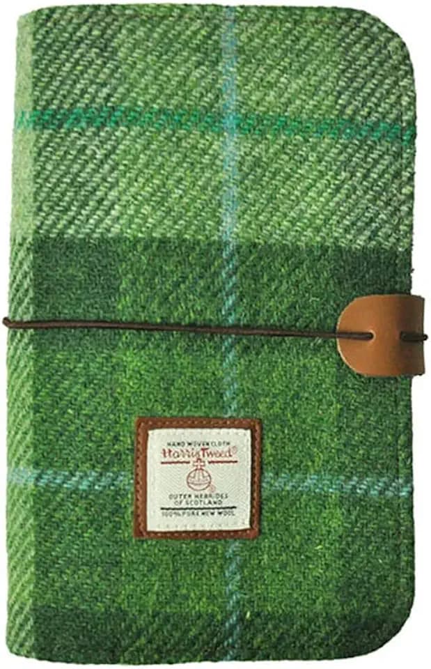 Harris Tweed A6 6 Ring Refillable Binder Notebook Handmade Wool Cover