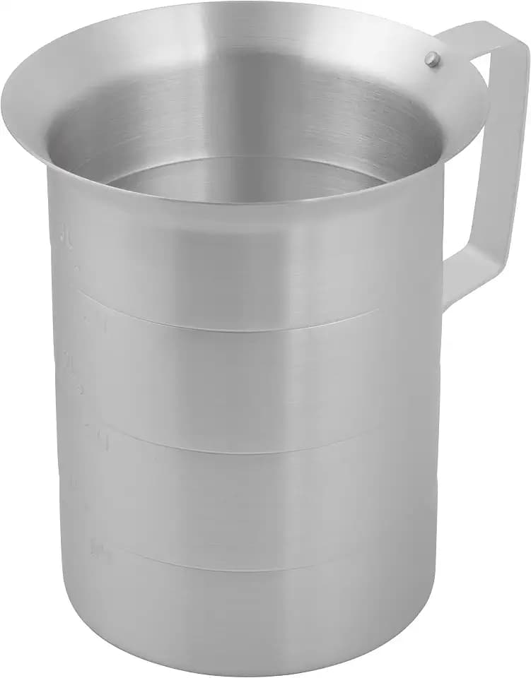 Winco 4 qt Aluminum Commercial Measuring Cup