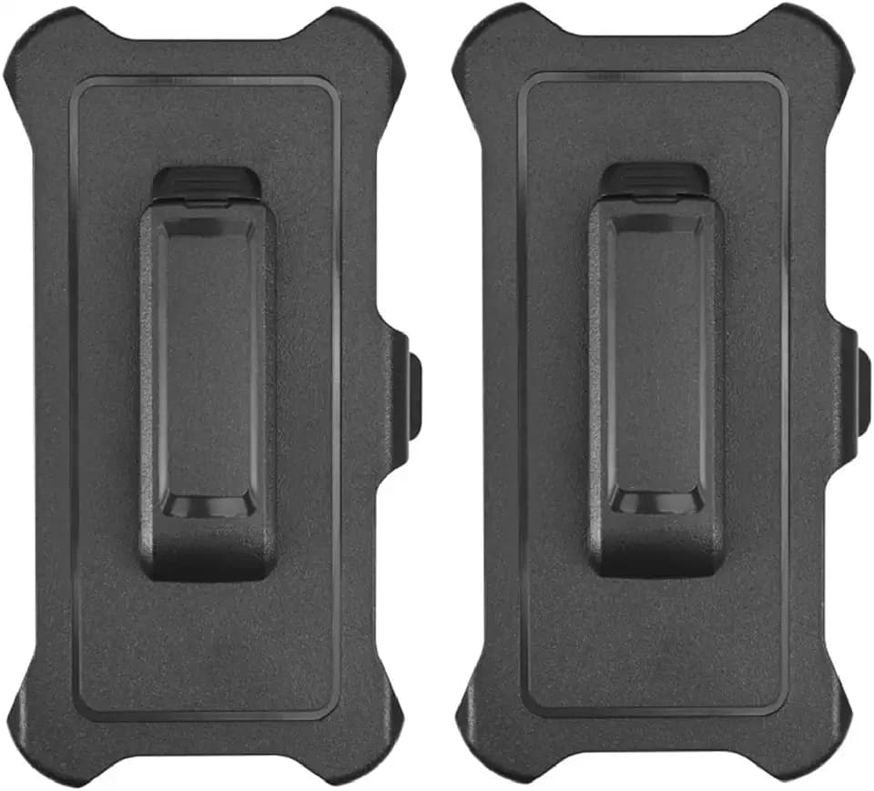 2 Pack Replacement Belt Clip Holster for OtterBox Defender Series Case Apple (iPhone 14 Pro Max / 6.7")