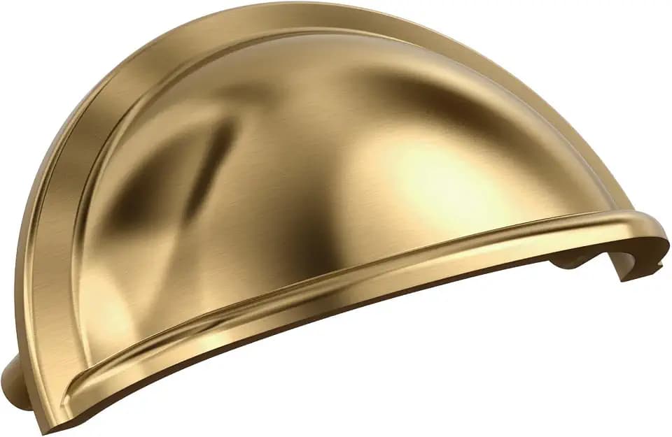 Amerock 25 Pack 3" Cup Pulls Champagne Bronze Drawer Pull