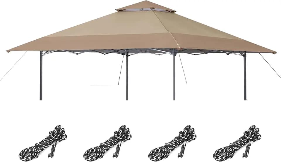 Canopy Replacement Top Cover，Canopy Cover ONLY, Beige/Brown