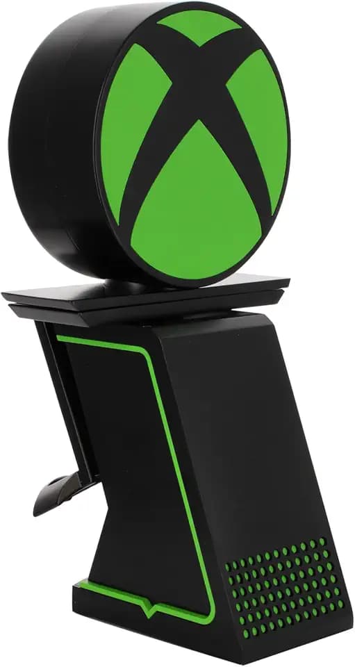Cableguys Ikon Halterung für Gaming Zubehör und Smartphone, Beleuchteter Multifunktionshalter, Controller Halter kompatibel mit Xbox-, PlayStation- & den meisten Controllern