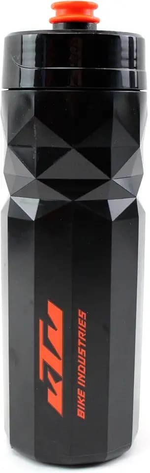 KTM Bottle Team 700 Schwarz/Orange Trinkflasche Sportflasche Fahrrad Omutdoor Fitness Wasserflaschen, Bitte Menge auswahlen. (1)