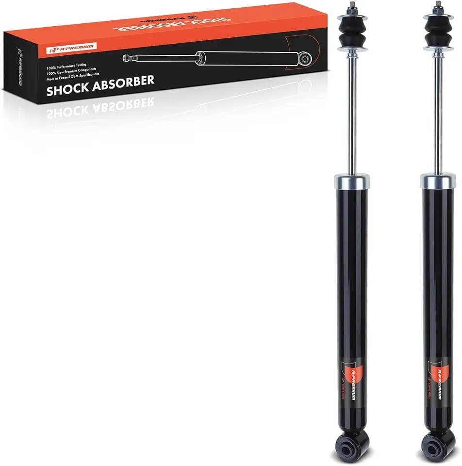 A-Premium Rear Shock Absorbers, Set of 2 - Compatible with Nissan
