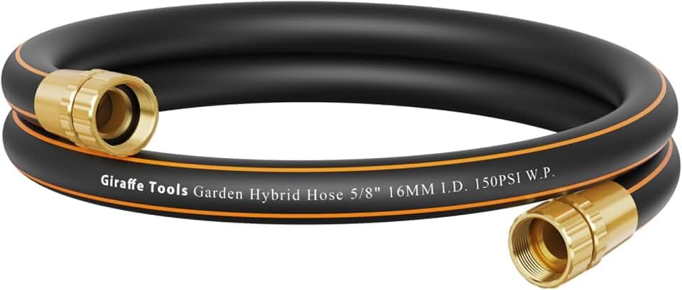 Giraffe Tools Leader Hose 6ft x 5/8", Short Water Hose