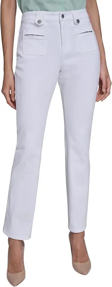 Karl Lagerfeld Women's Super Stretch Front Pocket Jean